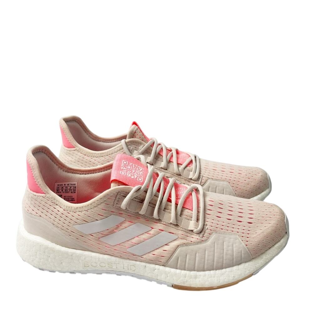 ADIDAS WOMENS PULSE BOOST HD SUMMER RD ECHO PINK SIZE 10.5 NEW WITH TAGS NO BOX